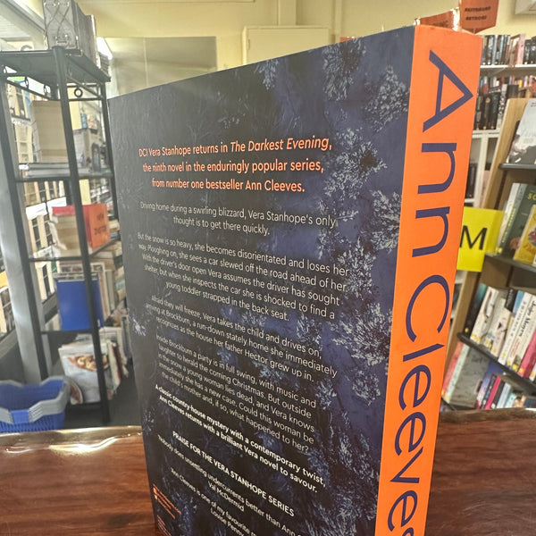 Ann Cleeves The Darkest Evening back cover