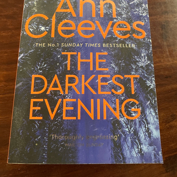 Ann Cleeves The Darkest Evening cover