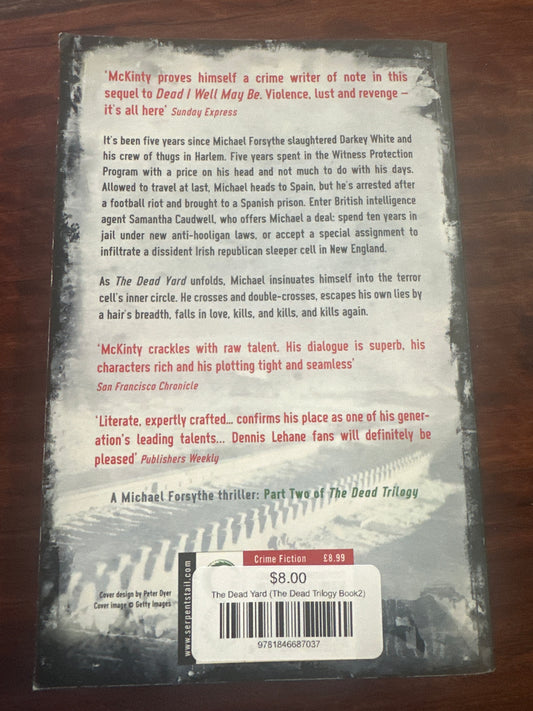 Adrian McKinty The Dead Yard back cover image