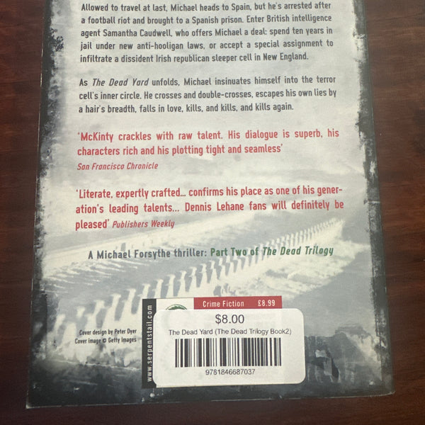 Adrian McKinty The Dead Yard back cover image