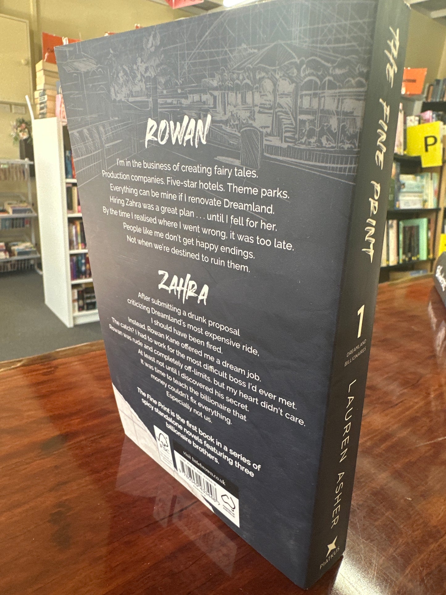 Lauren Asher The Fine Print back cover