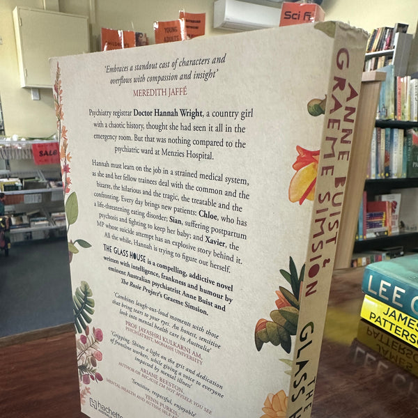 Anne Buist & Graeme Simsion The Glass House back cover image