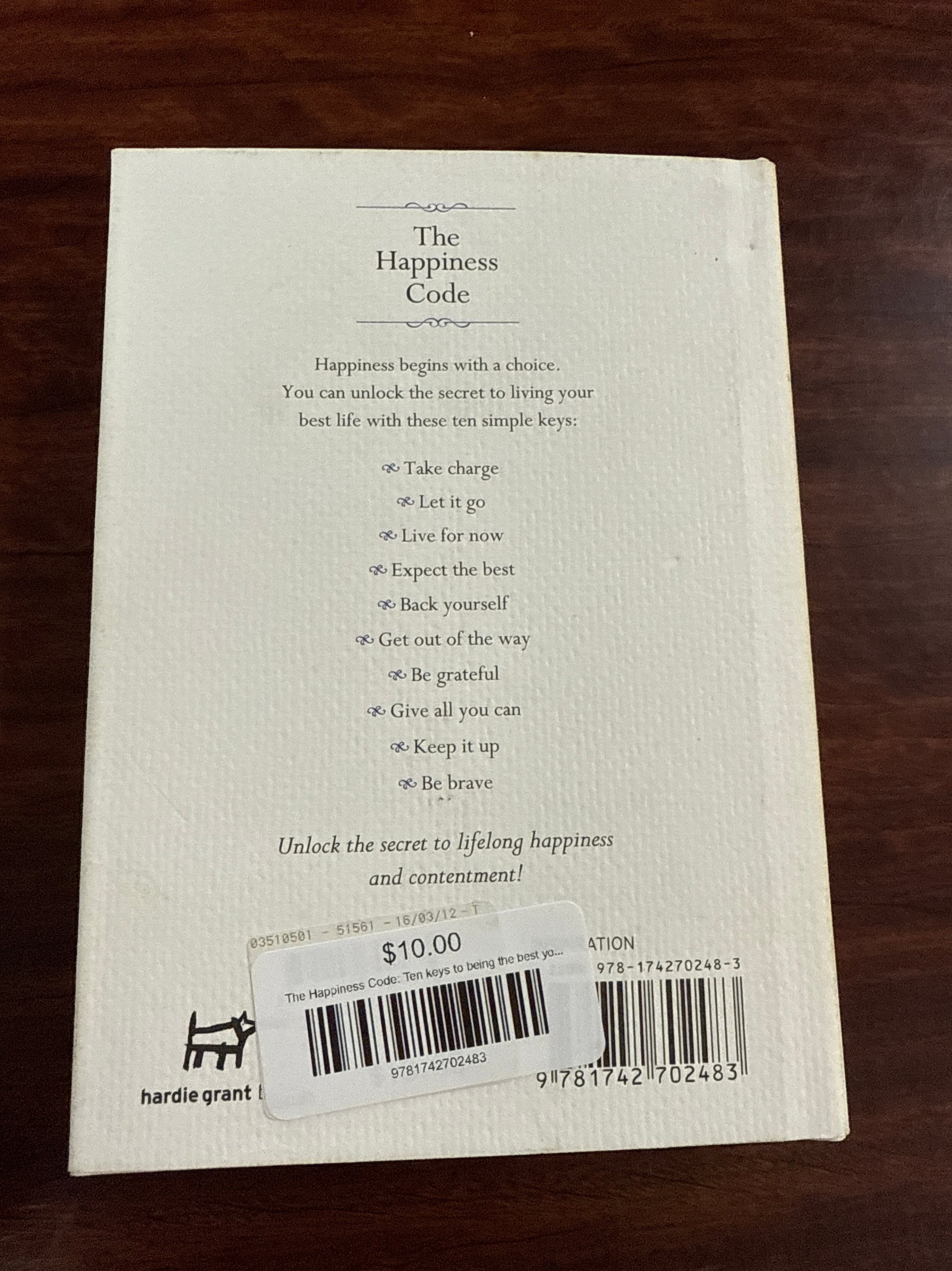 The Happiness Code back cover D Bertolucci