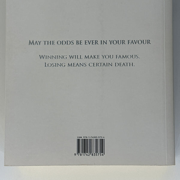 Suzanne Collins Hunger Games back cover image