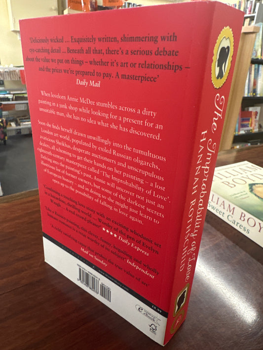 Hannah Rothschild The Improbability of Love back cover
