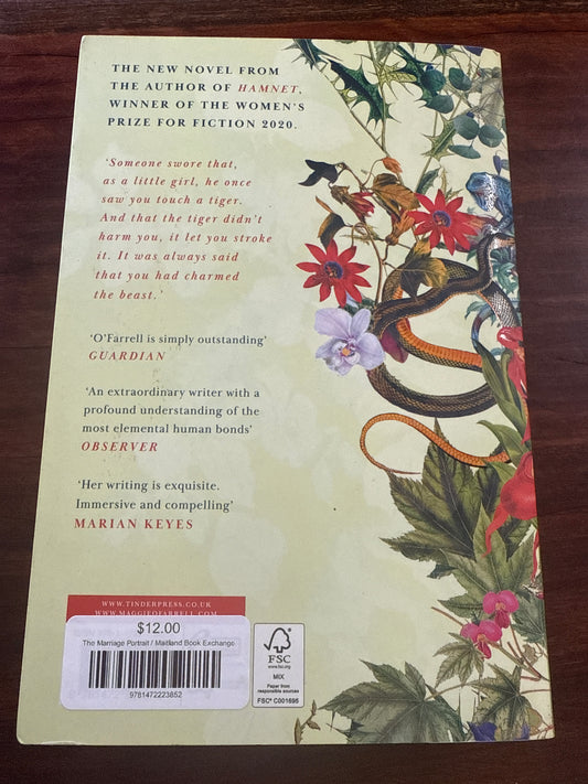 Maggie OFarrell The Marriage Portrait back cover