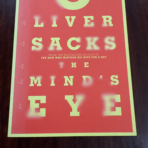 Oliver Sacks The Minds Eye front cover
