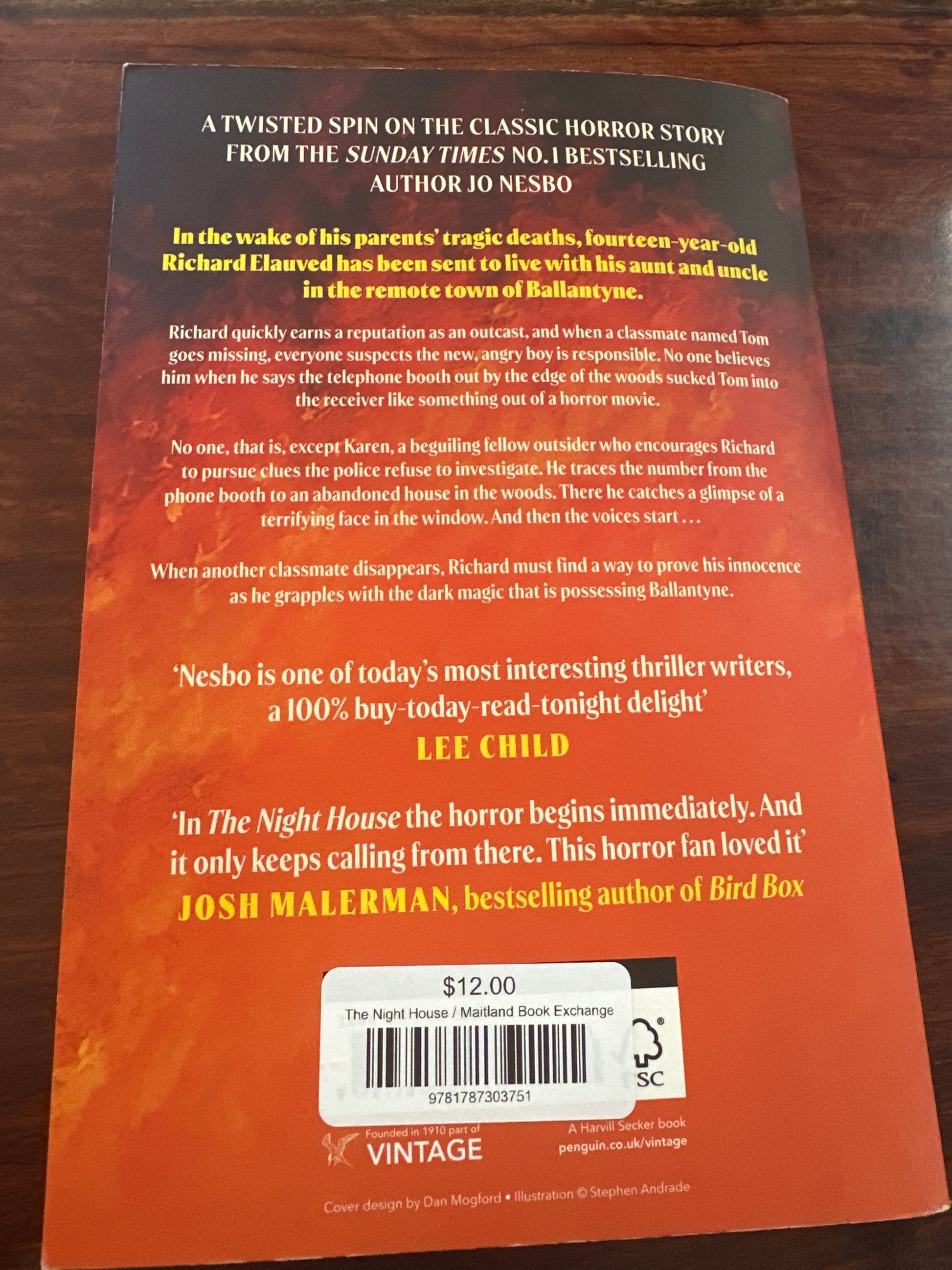 Jo Nesbo The Night House back cover image