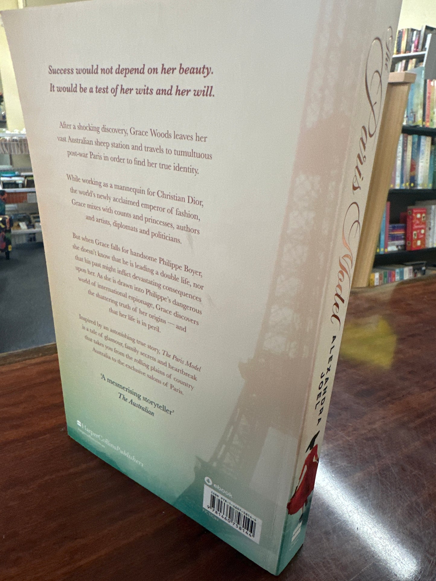 Alexandra Joel The Paris Model back cover