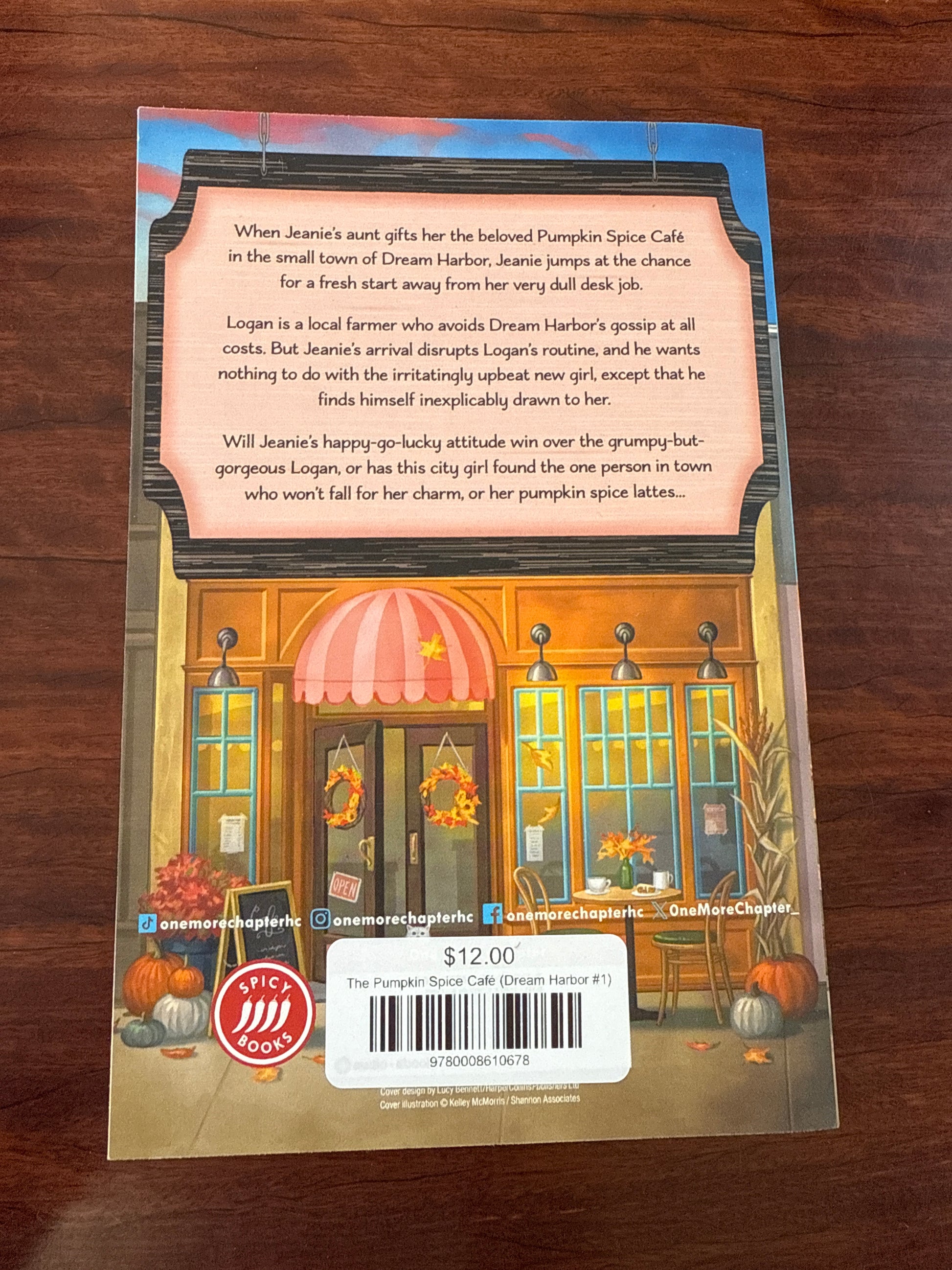 Laurie Gilmore The Pumpkin Spice Café back cover
