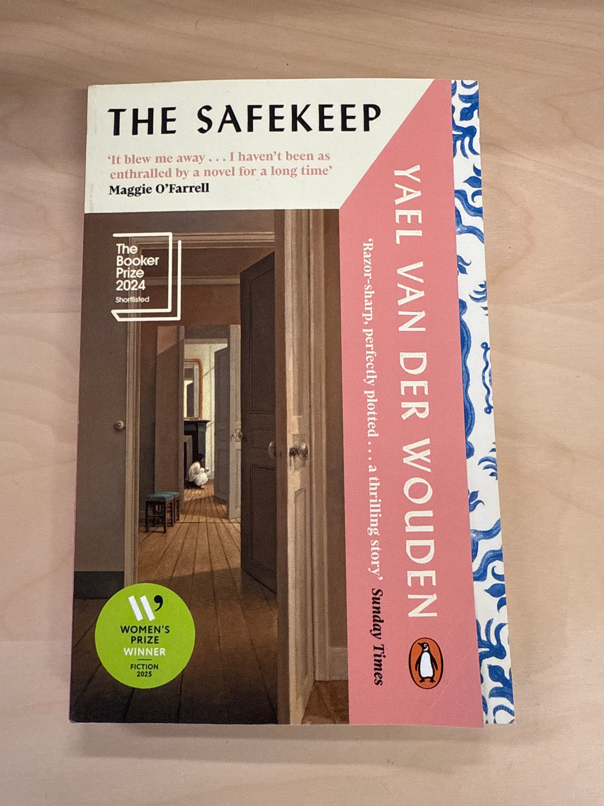 The Safekeep by Yael van der Wouden back cover