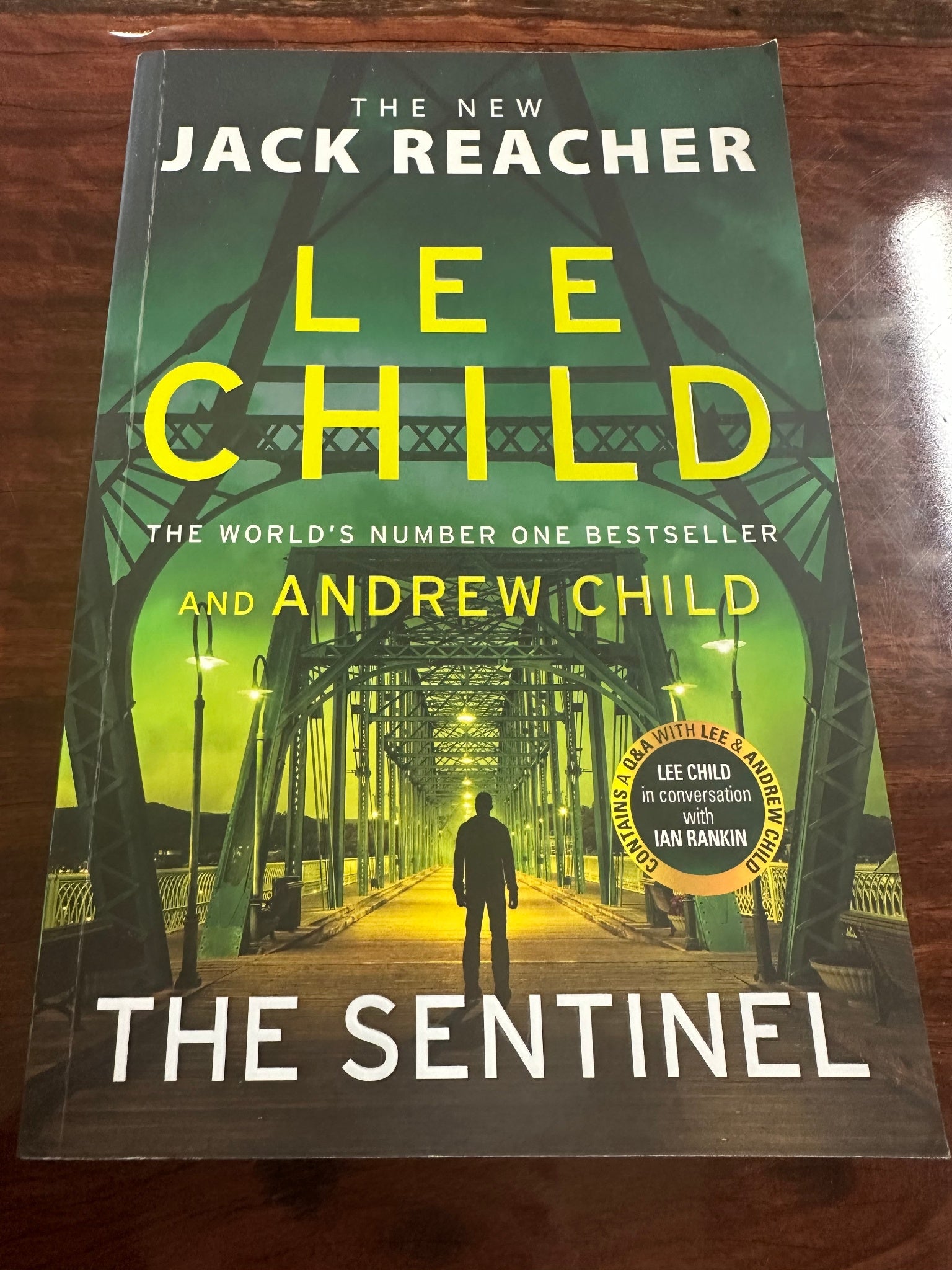 Lee Child The Sentinel cover