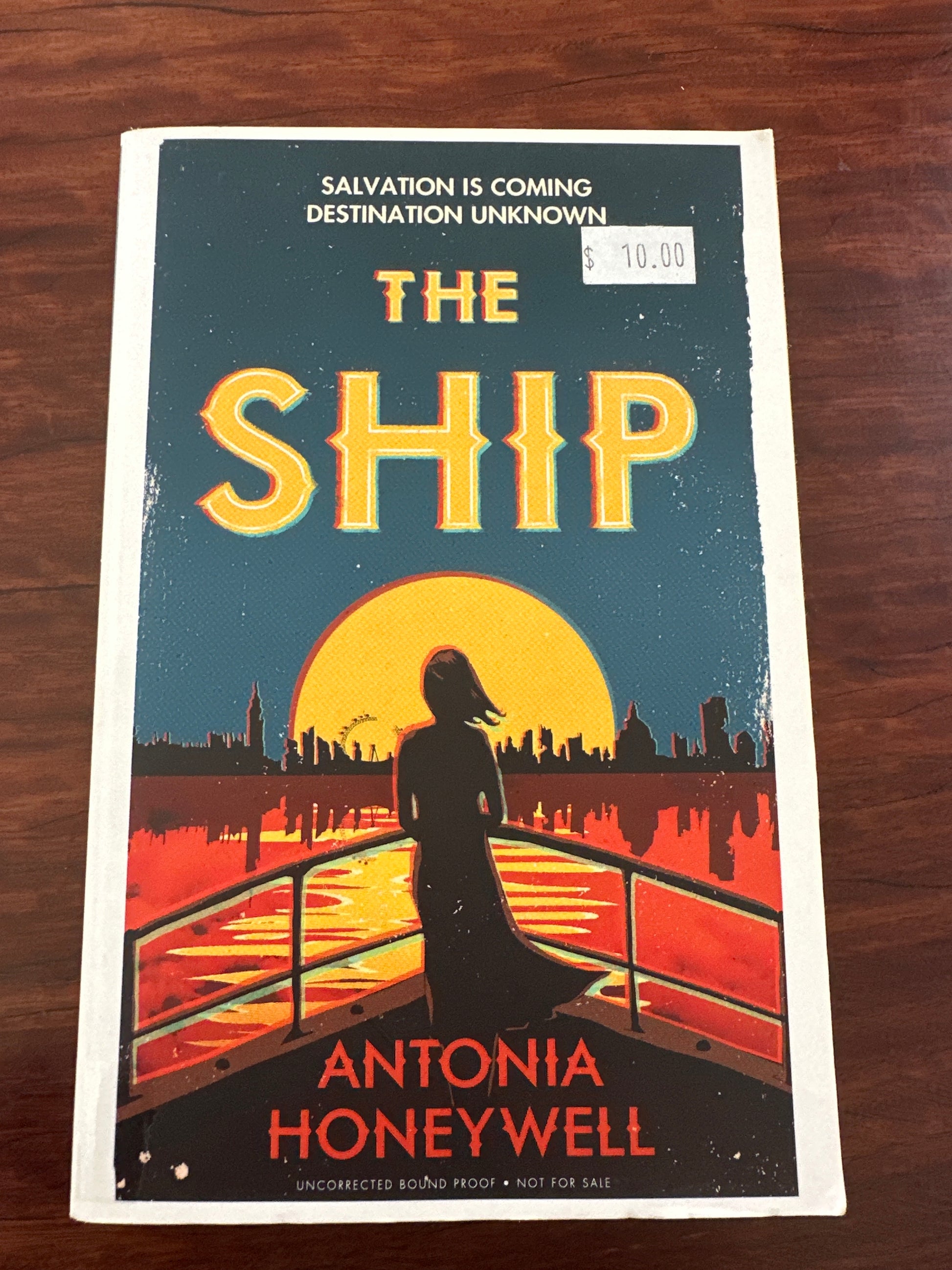 Antonia Honeywell The Ship front cover