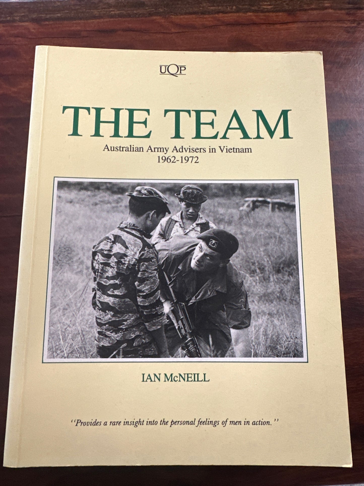 The Team Aust Army Advisers in Vietnam front cover