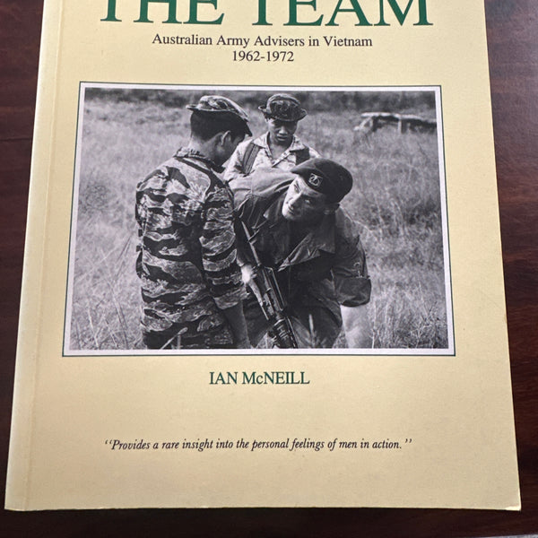 The Team Aust Army Advisers in Vietnam front cover