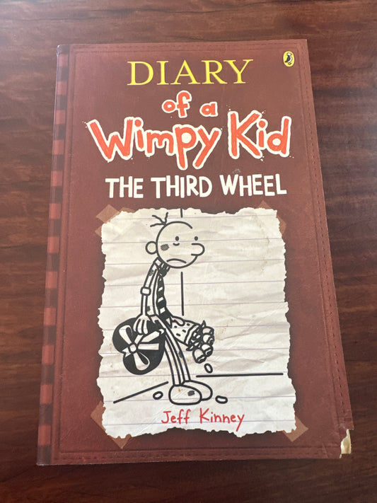 Jeff Kinney The Third Wheel: Diary of a Wimpy Kid front cover image