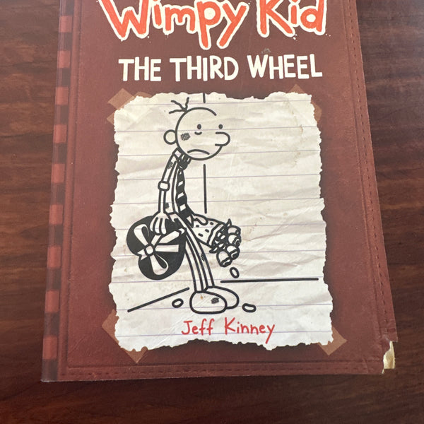 Jeff Kinney The Third Wheel: Diary of a Wimpy Kid front cover image