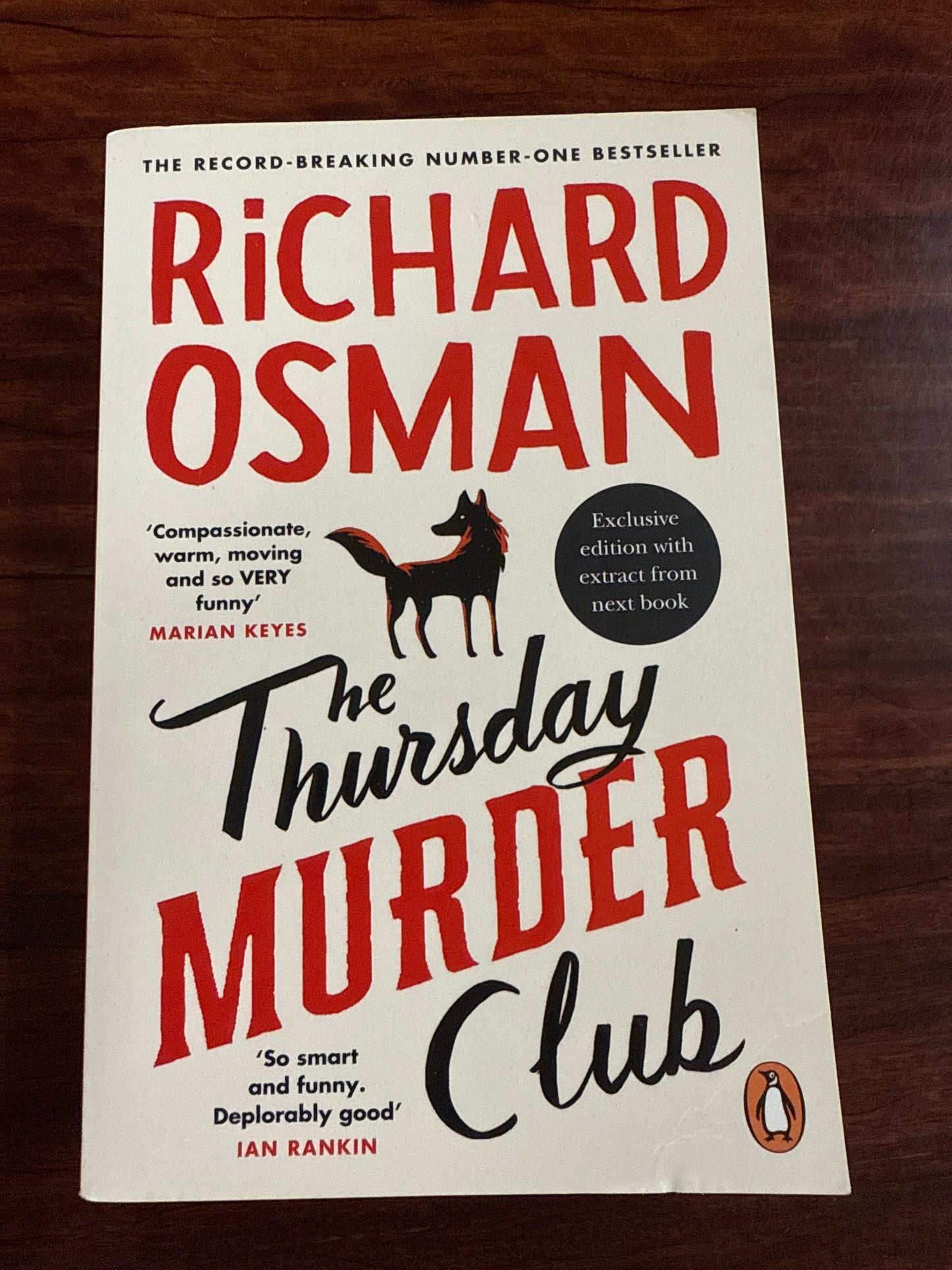 Richard Osman The Thursday Murder Club front cover