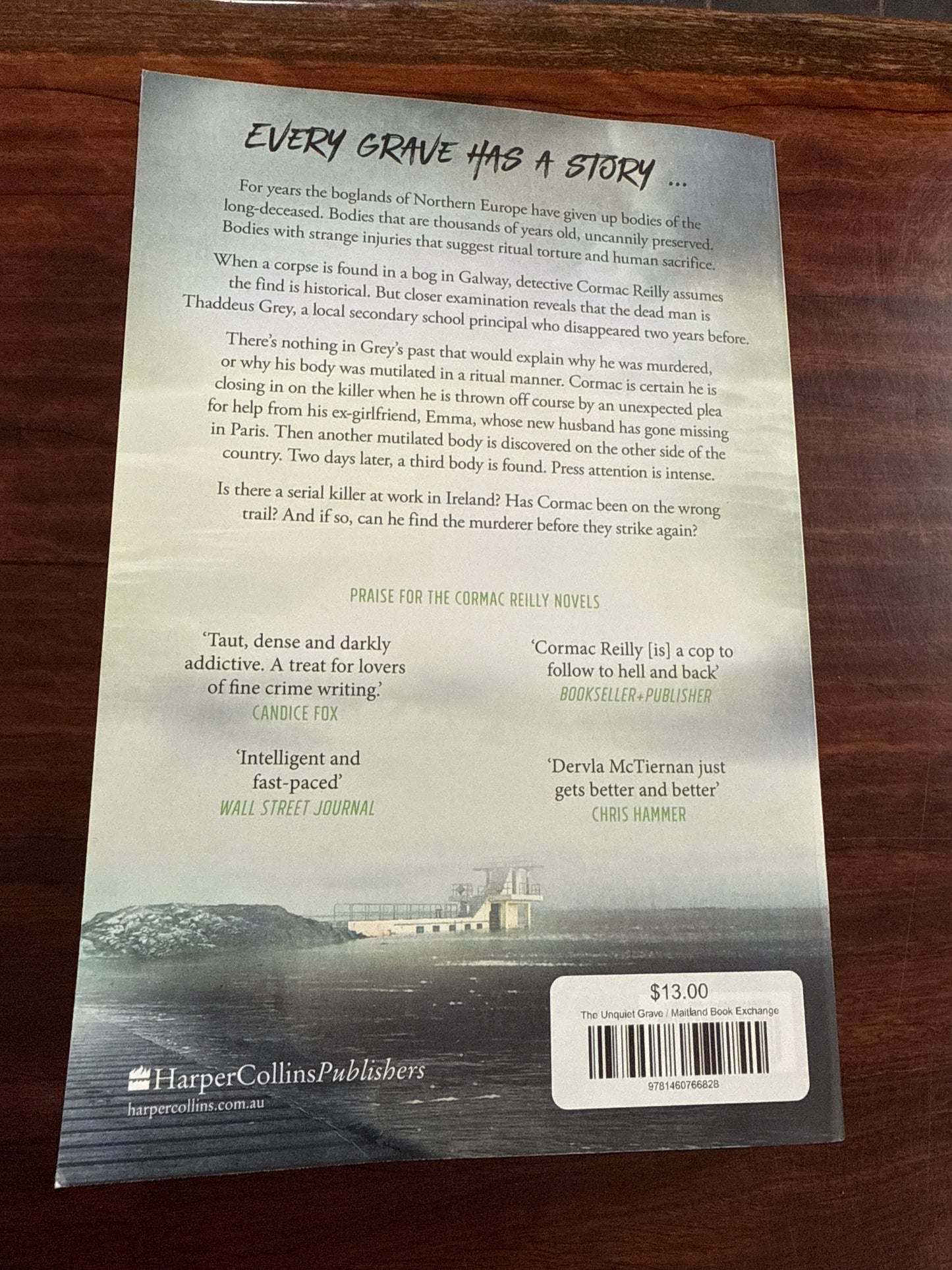 Dervla McTiernan The Unquiet Grave back cover
