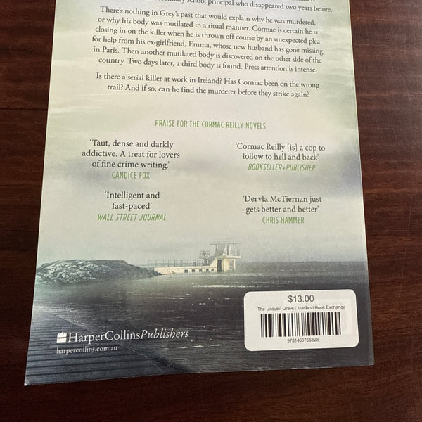 Dervla McTiernan The Unquiet Grave back cover