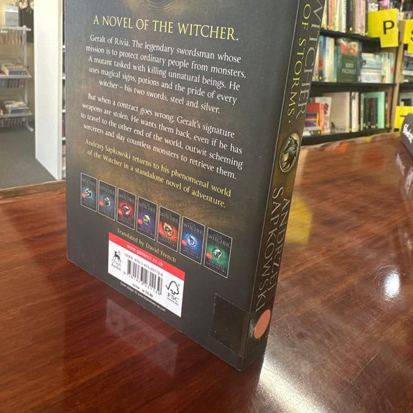 Andrezej Sapkowski The Witcher: Season Of Storms back cover 