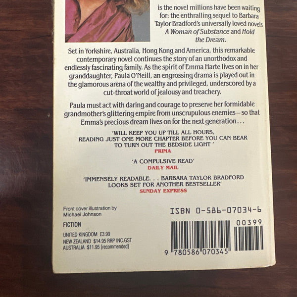 Barbara Taylor Bradford To Be the Best back cover