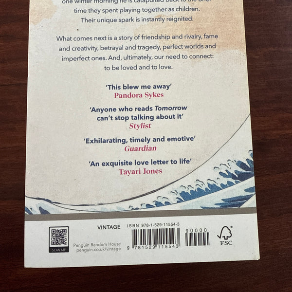 Gabrielle Zevin Tomorrow, and Tomorrow, and Tomorrow back cover image