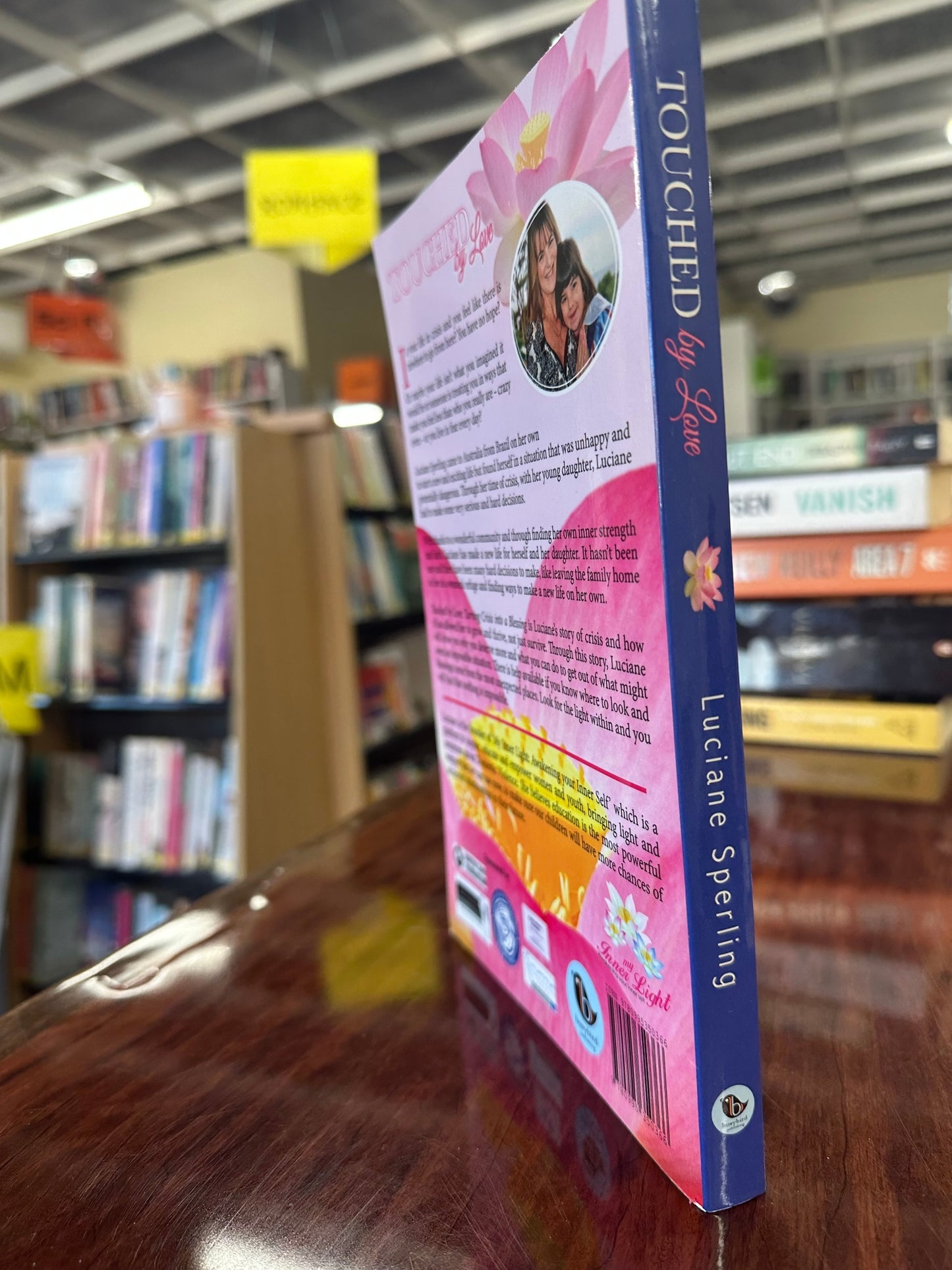 Luciane Sperling Touched by Love back cover