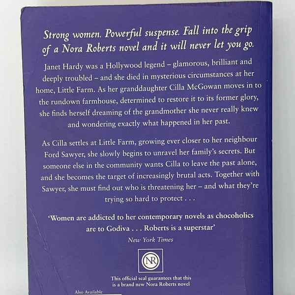 Nora Roberts Tribute back cover used books