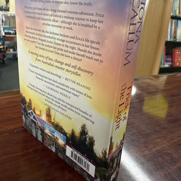 Fiona McCallum Trick of the Light back cover