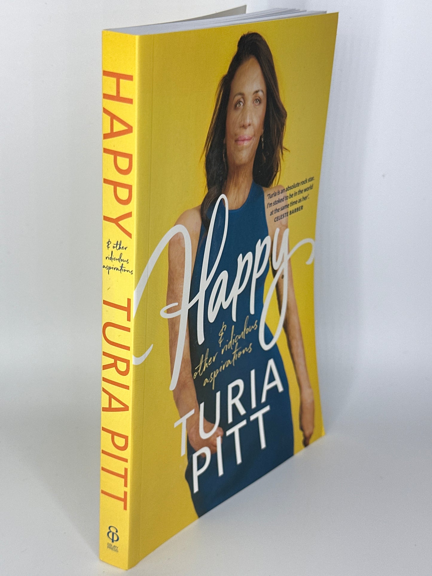 Turia Pitt Happy and Other Ridiculous Aspirations actual spine used books