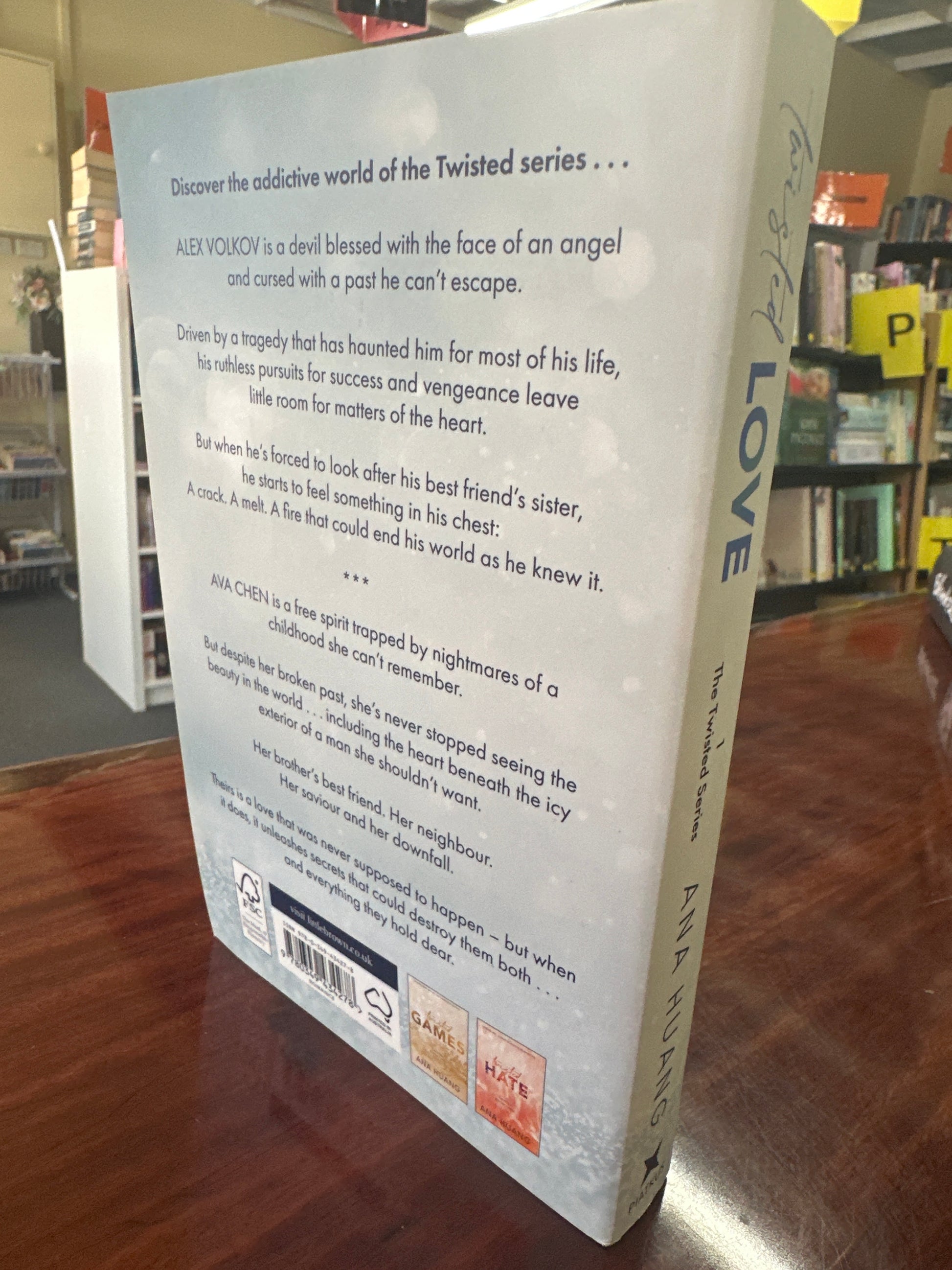 Ana Huang Twisted Love back cover