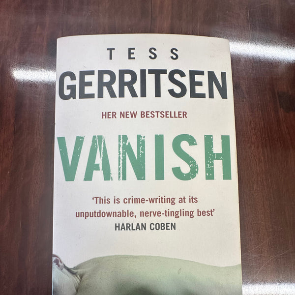 Tess Gerritsen Vanish cover