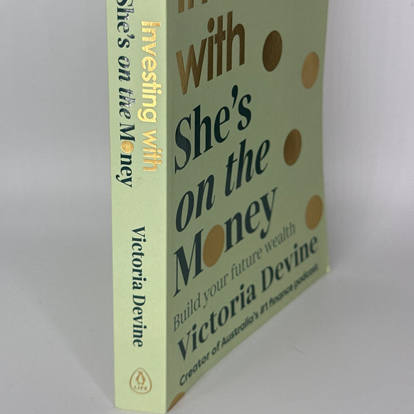 Victoria Devine Investing with She’s on the Money actual spine used books
