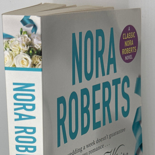 Nora Roberts Vision in White (Bride Quartet, #1) spine used books