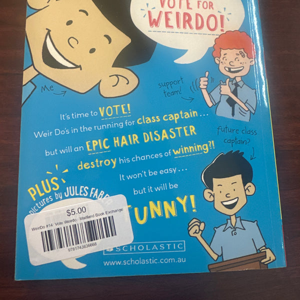 Anh Do WeirDo #14: Vote Weirdo back cover image