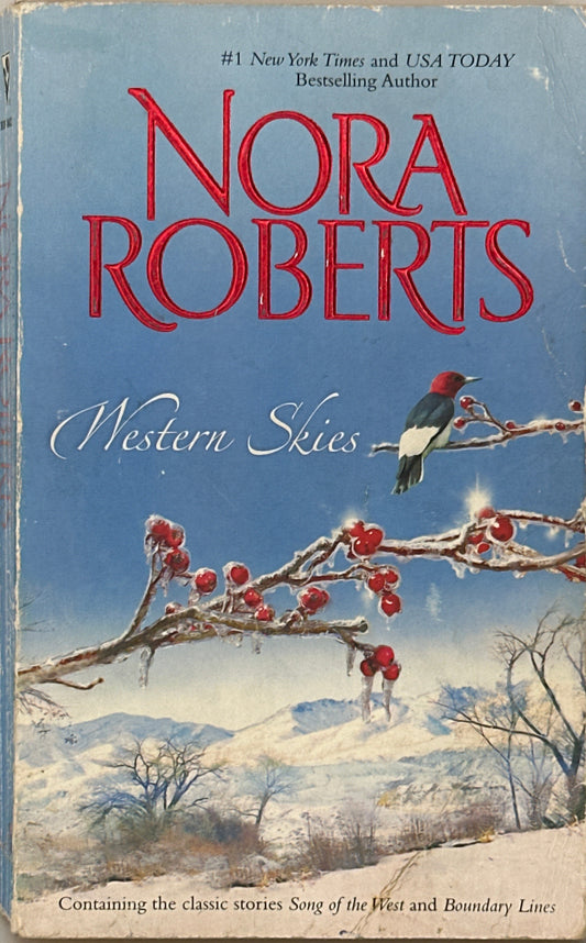 Nora Roberts Western Skies front cover used books