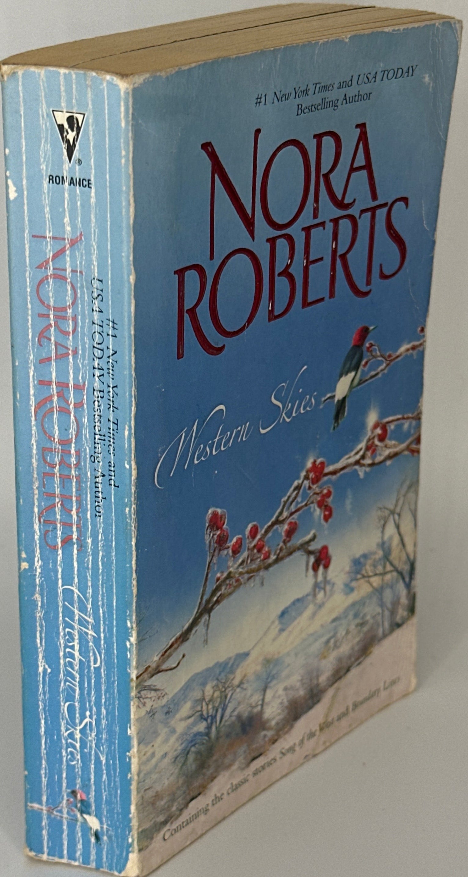 Nora Roberts Western Skies spine used books