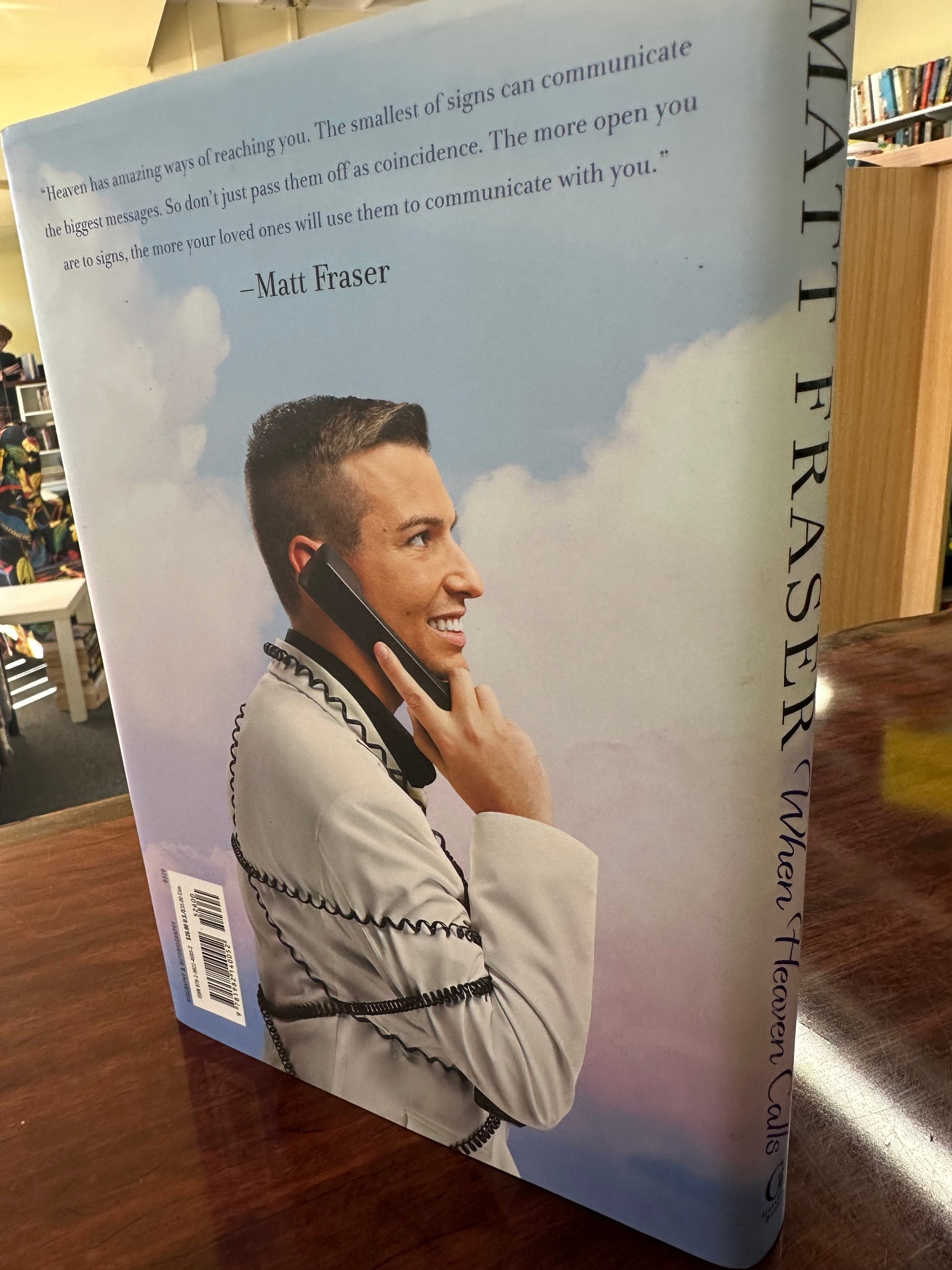 Matt Fraser When Heaven Calls: Life Lessons from America's Top Psychic Medium back cover image