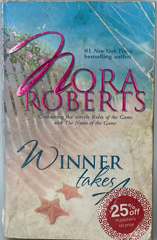 Nora Roberts Winner Takes All front cover used books