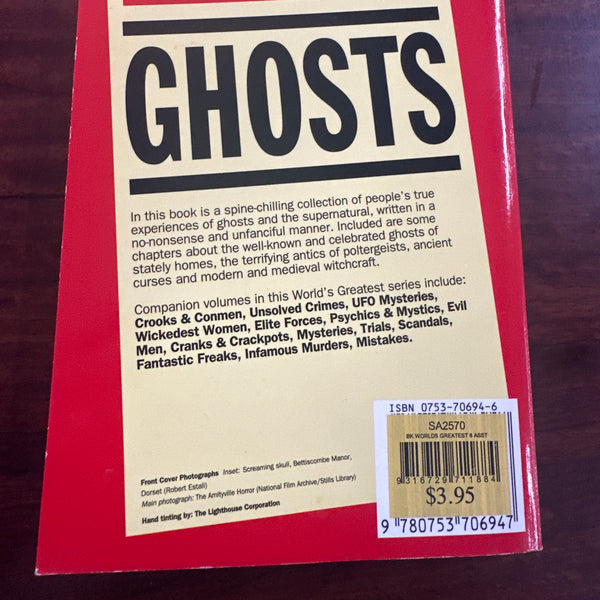 World's Greatest Ghosts back cover image