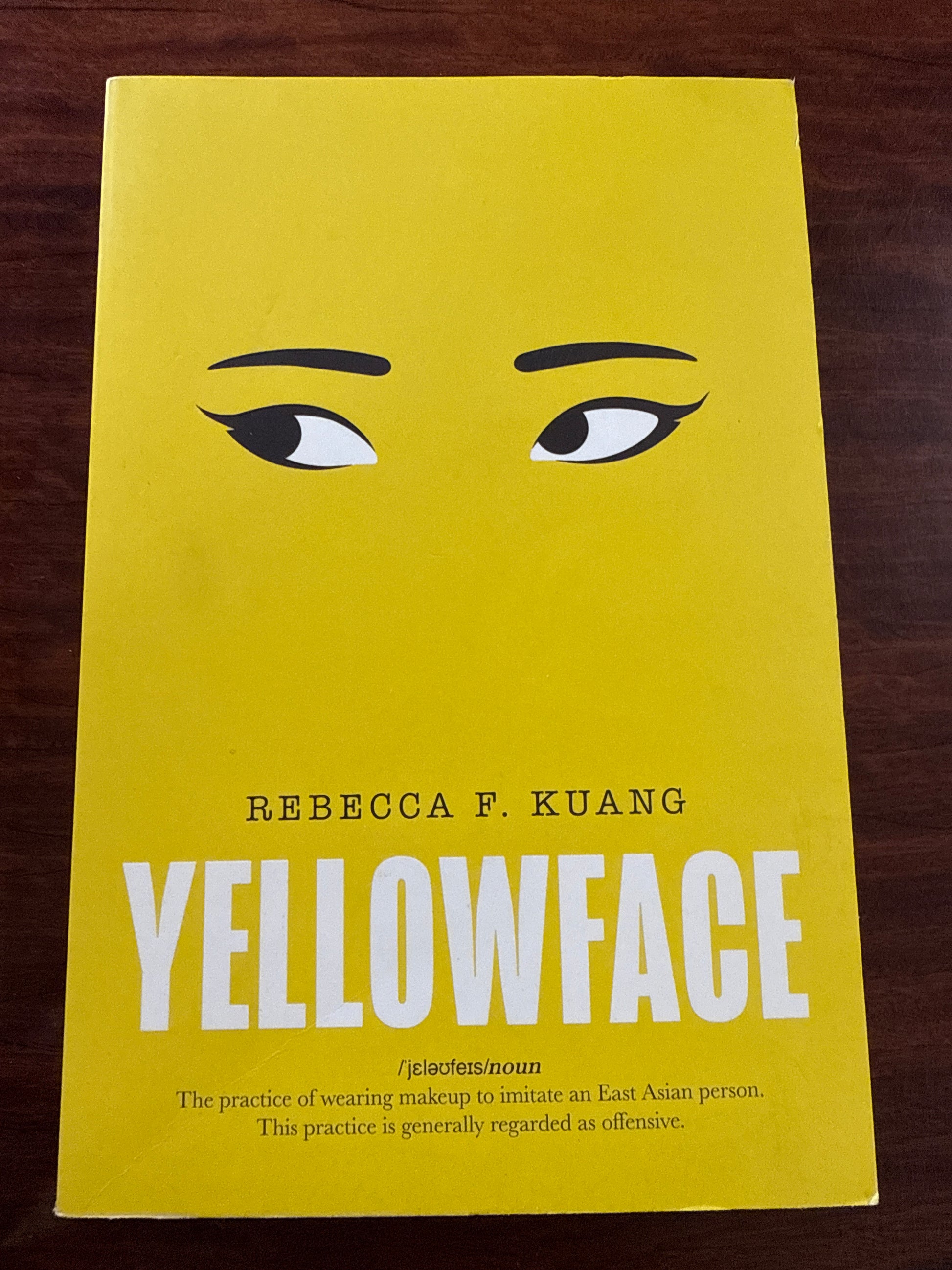 Rebecca F Kuang Yellowface front cover