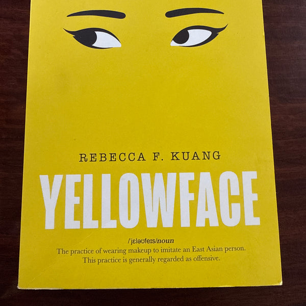 Rebecca F Kuang Yellowface front cover