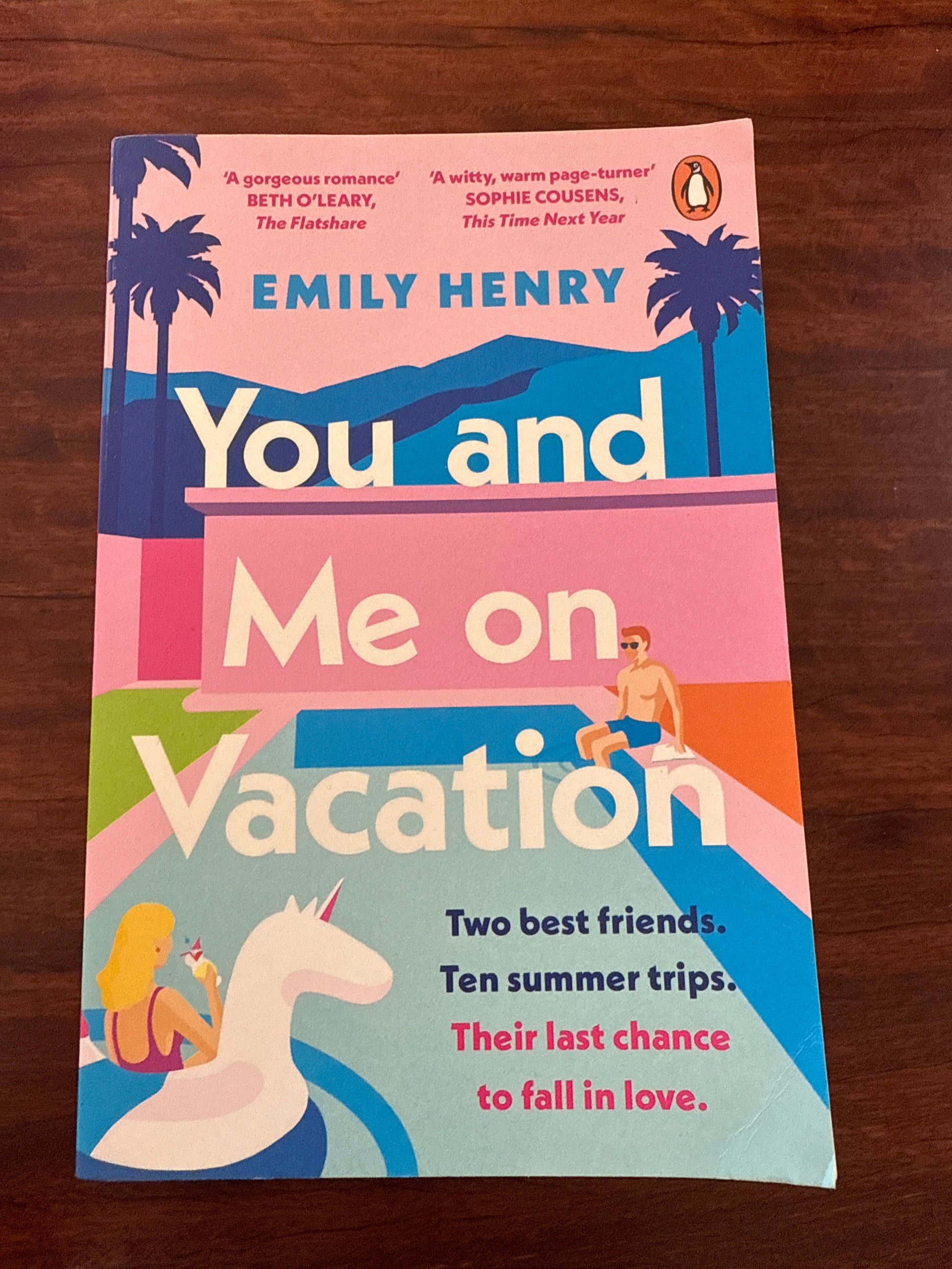 Emily Henry You and Me on Vacation front cover